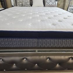 Brand New 14" Thick Pocket Coils Plush Pillowtop King Mattress