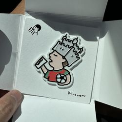 Hey Tea World Cup Magnet - Portugal