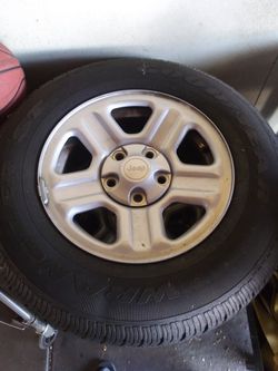 Jeep wrangler jk rims and tires