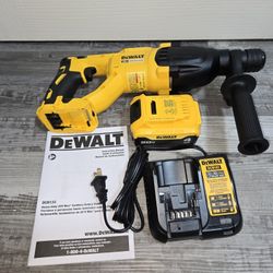 New Rotary Hammer 1" Battery 4Ah  And Charger 