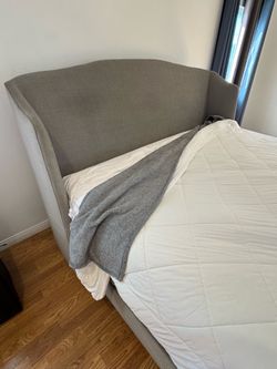 King bed and mattress