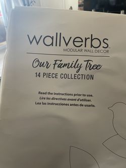 Wallverbs “Our Family Tree” Wall Decor – 14 Piece Collection – NEW (No Box)