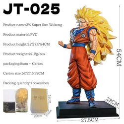 JT Studio 54cm Super Saiyan 3 Son Goku action figure,