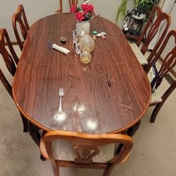 Oval Dining Room Table With 6 Chairs