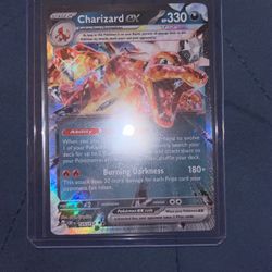 RARE POKEMON CHARIZARD EX CARD