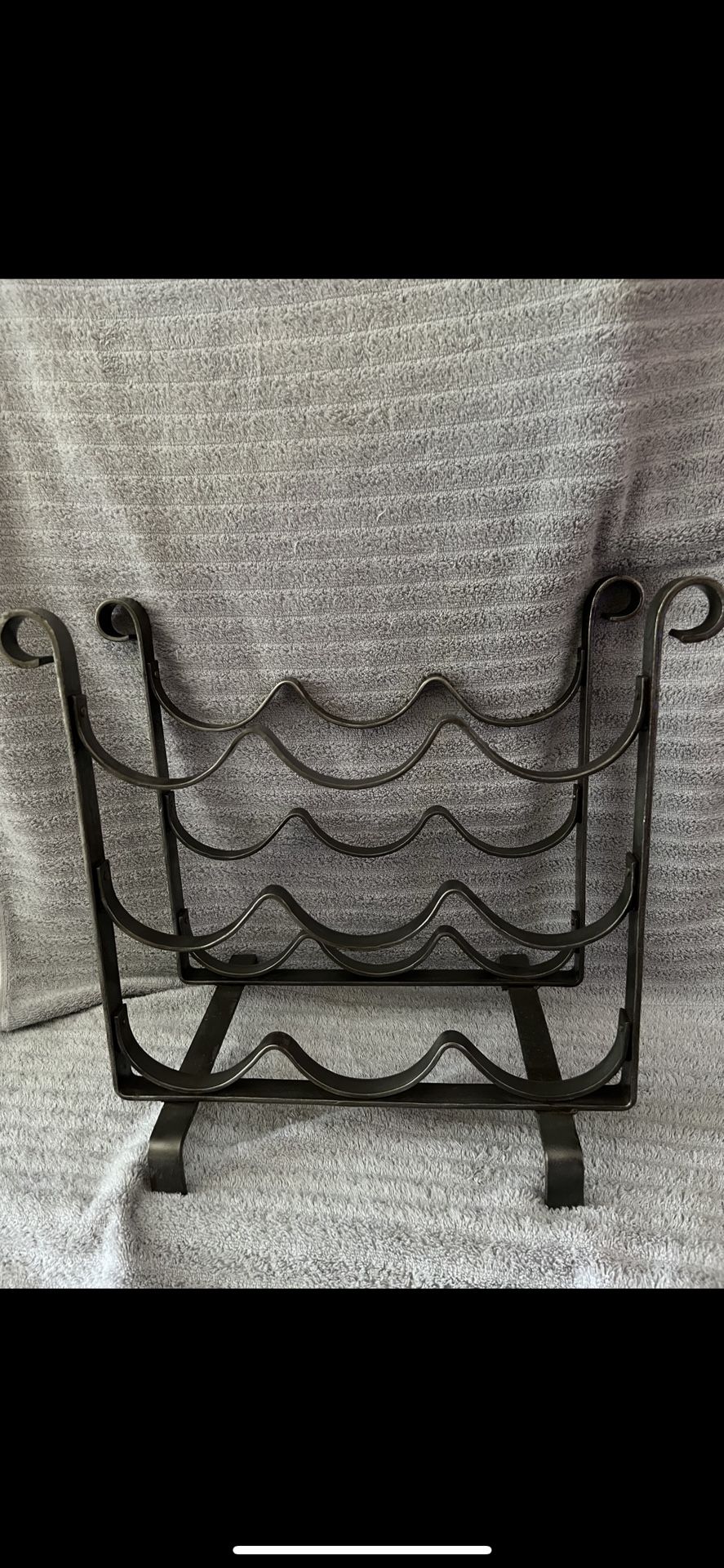 Heavy Metal Countertop Wine Rack