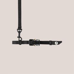 1017 Alyx 9SM Leather Leash & Collar Set Black Rare