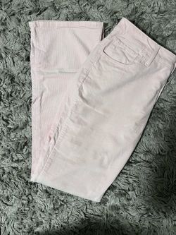 High rise bootcut Levi pink jeans