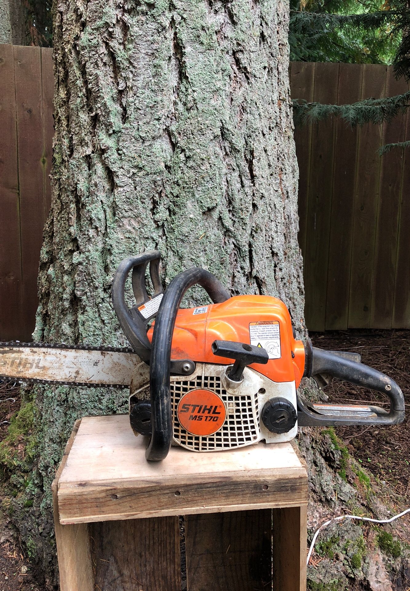 Stihl ms170 chainsaw