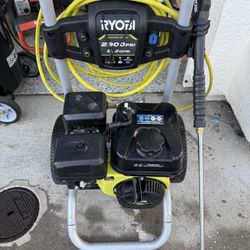 Ryobi 2900 pSI pressure washer Gas