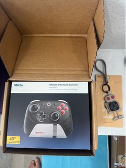 New in box 8BitDo Ultimate 2 Bluetooth NES 40th Anniversary Edition Limited 1985 Units.