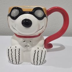 Williams Sonoma Peanuts Snoopy Figural Mug 18 Oz