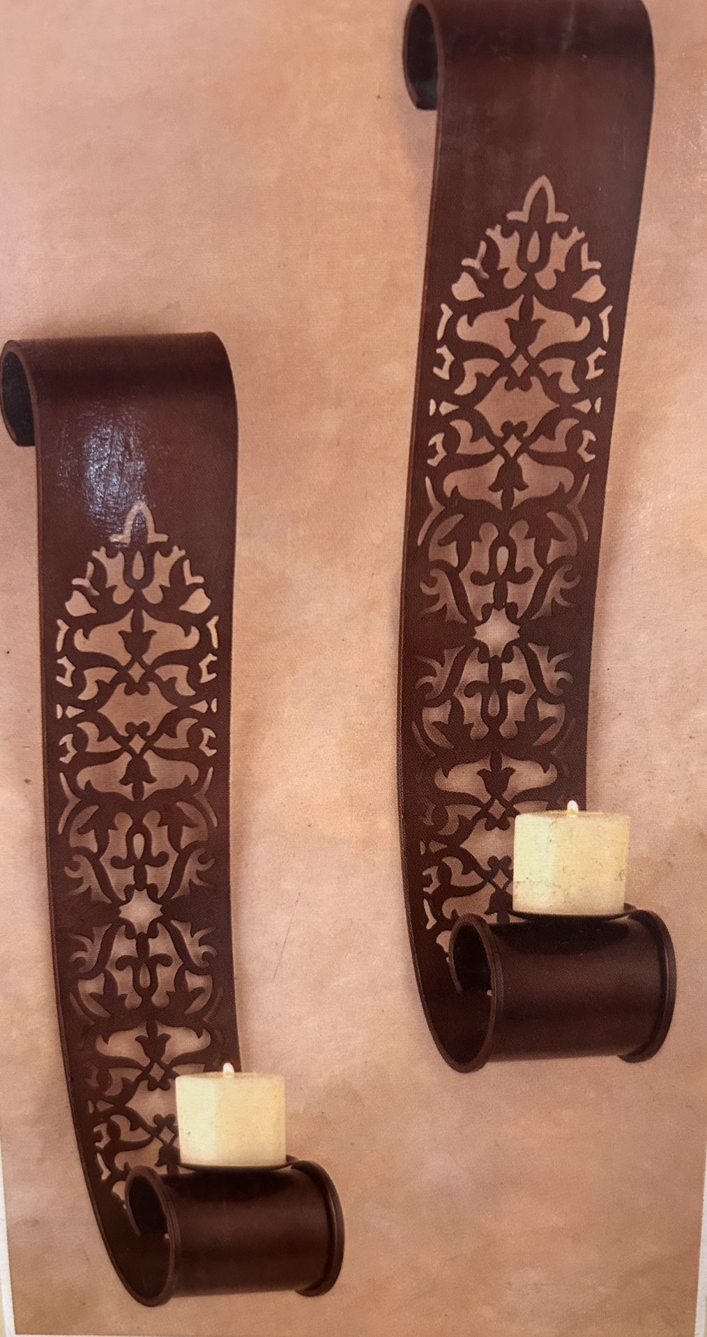 Wall Candle Sconces Set