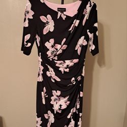 Lavender and Black Dress
