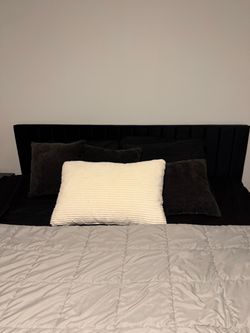 Bed , nightstands , rocking chair, table lamp