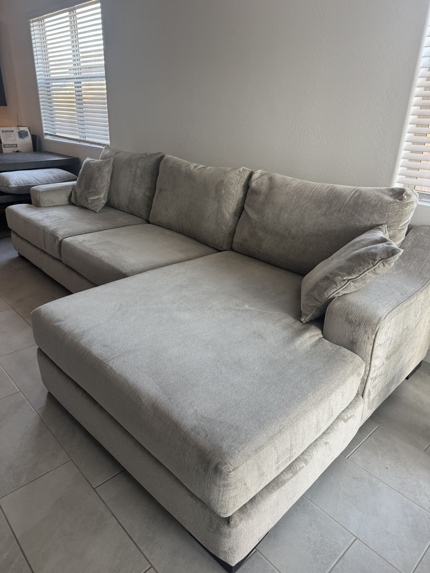 Sectional Couch Grey