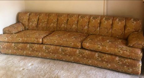 Vintage 1970's Long (8ft) Sofa Couch - BEAUTIFUL CONDITION!