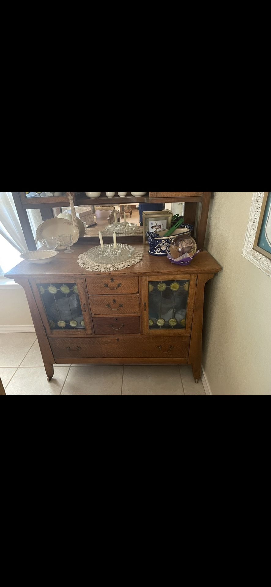 Antique China Cabinet / Sideboard