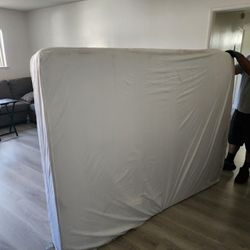 Queen Bed W/ Box Spring & Frame