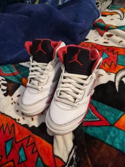Air Jordan 5 Low Fire Red Sneakers SIZE 12C
