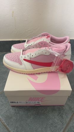 Jordan 1 low Travis Scott Sail Tropical pink