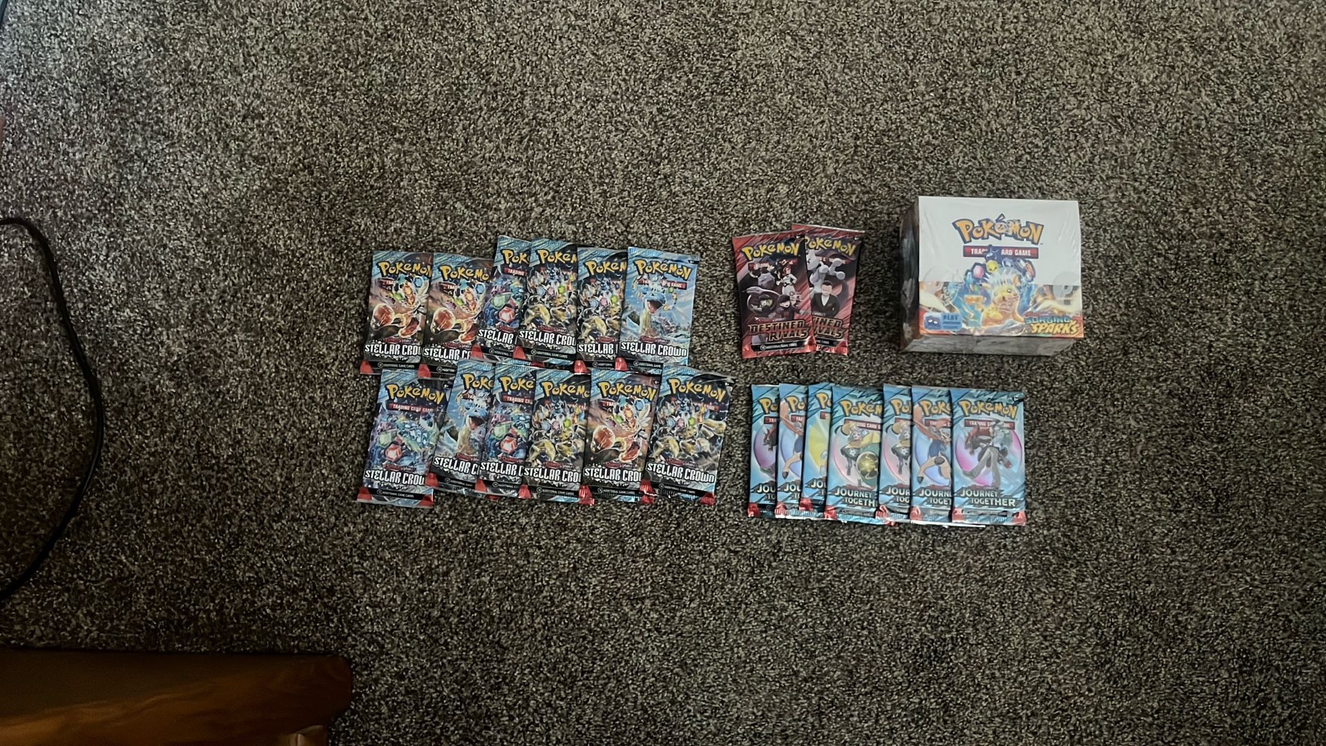 Pokémon Surging sparks Booster Box + 21 Loose Packs (sealed)