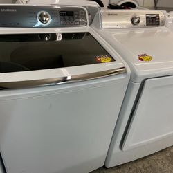 White Samsung Washer & Dry Set *Delivery Included 