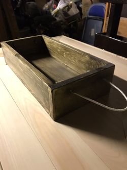 Rustic handmade tray