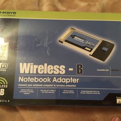 Linksys wireless b notebook adapter