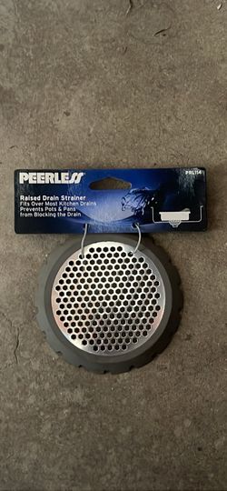 4.5" Raised Rigid Stiff DRAIN STRAINER Kitchen SINK rOund grate PEERLESS PRL114