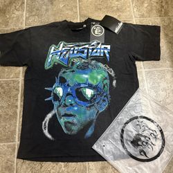 Hellstar T-shirt Future Black Blue