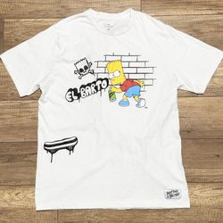 The Simpsons x Matt Groening Exclusive 3D Puff Print Movie Promo T Shirt Mens XL