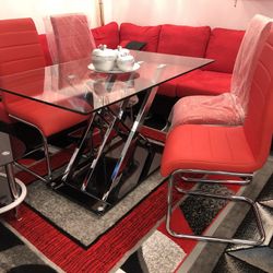 New Dining table 🎉we finance just $39 down payment 