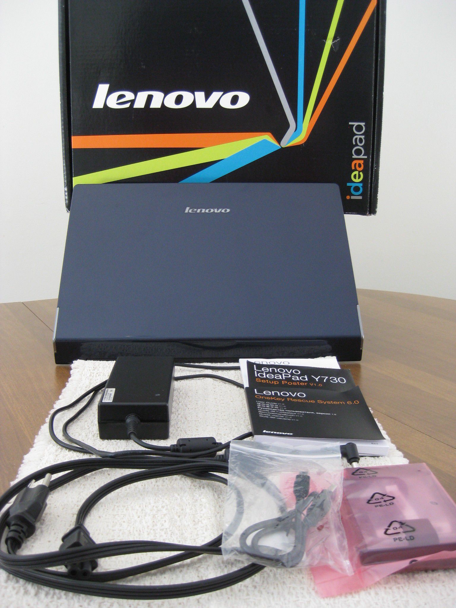 Lenovo IdeaPad Y730 laptop, older model