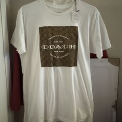 Coach White T-Shirt