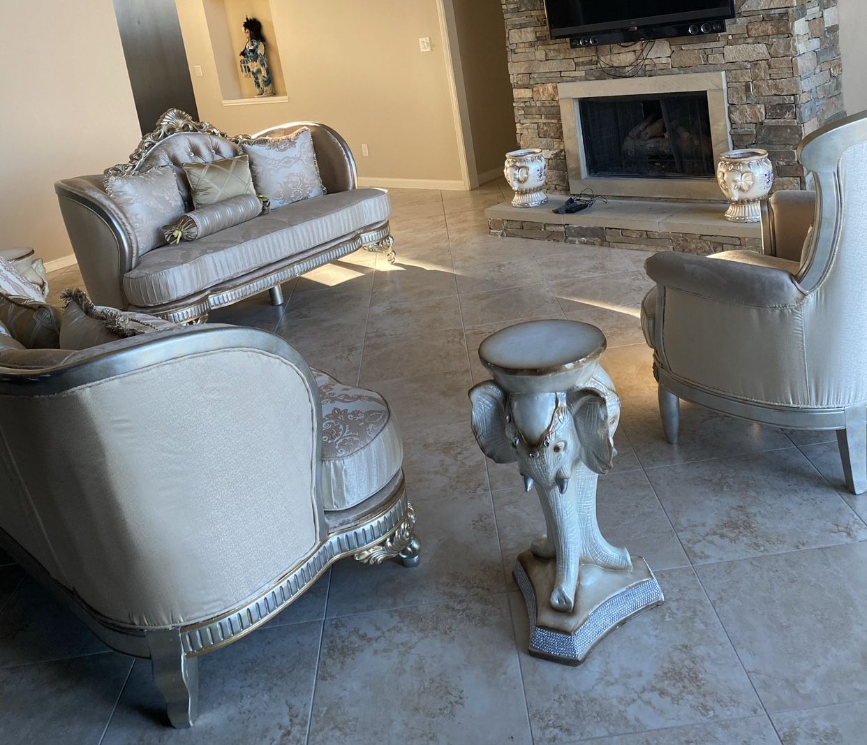 Luxury 3Pc sofa couch Set