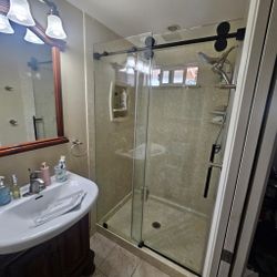 Barn Door Sliding Shower Door