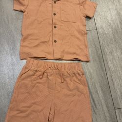 Toddler Boy Clothes Summer Baby Boy Clothes Outfits Short Sleeve Button-Down T-Shirt Tops + Shorts Set 