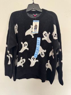 Vince Camuto Halloween Ghost Sweater