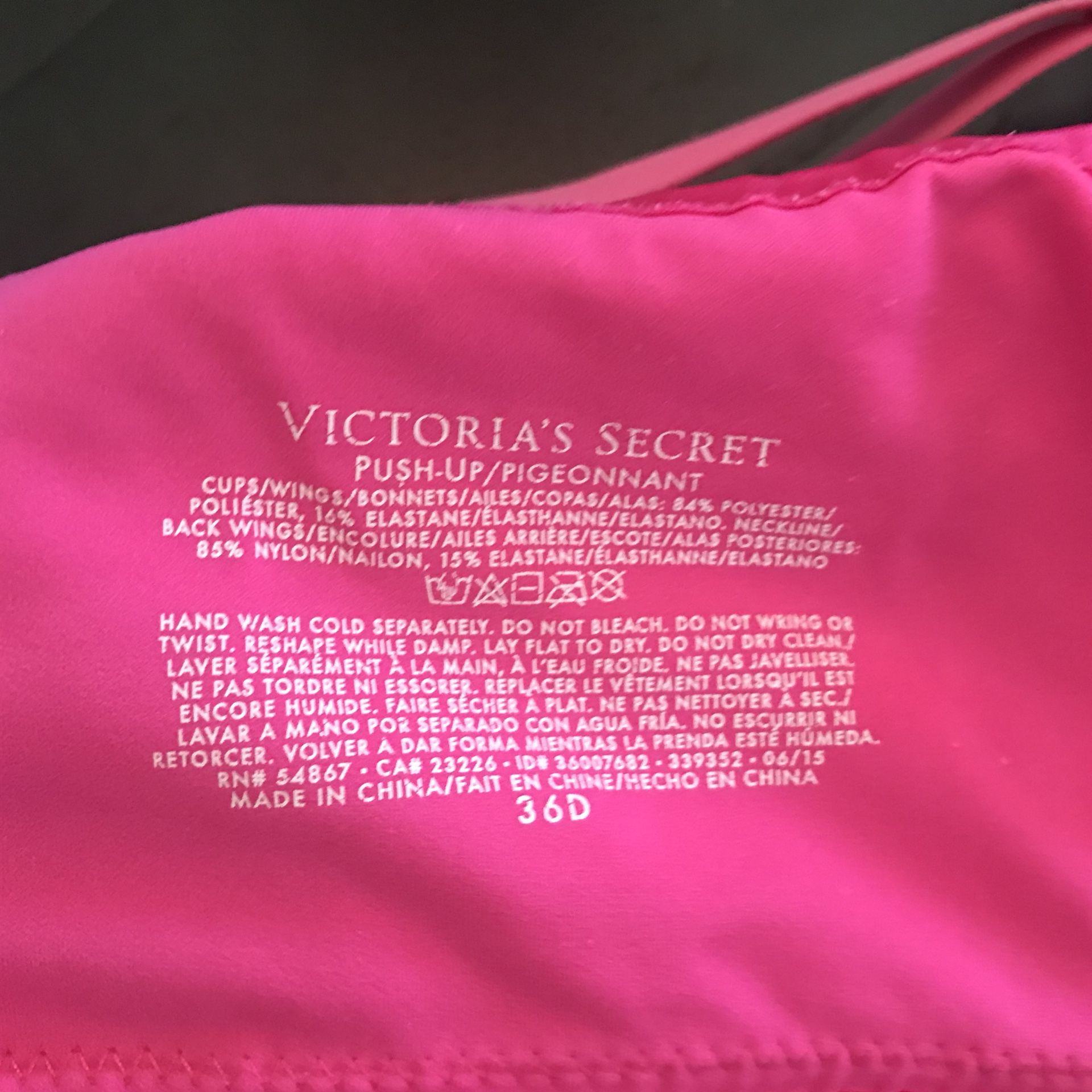 Victoria Secret Wireless Push-up Bra Size Xl for Sale in Killeen, TX -  OfferUp