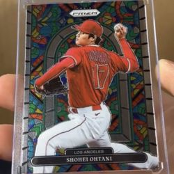 2022 PANINI PRIZM STAINED GLASS SHOHEI OHTANI https://offerup.com/redirect/?o=Tm8uU0c=-3 LOS ANGELES baseball card 