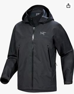 Arc'teryx Beta AR Men's Jacket | Waterproof, Windproof Gore-Tex Pro Shell Men's Winter Jacket with Hood for All Round Use | Black, Large