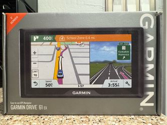Garmin Drive 61 ex GPS with 6” Touchscreen