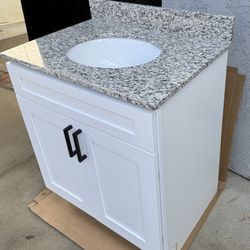 30”solid Wood Bathroom Vanity 
