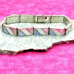 Sterling MOP Inlaid Bracelet 