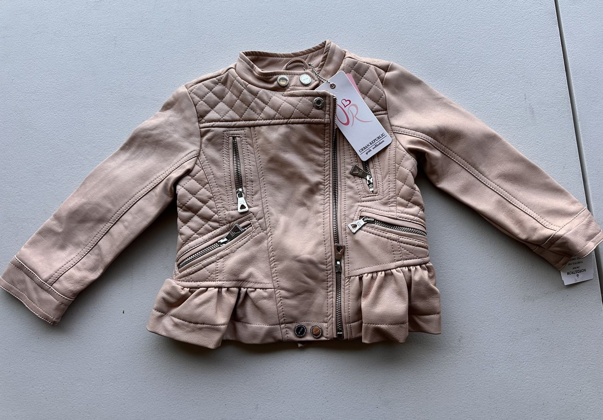 Urban Republic 3t Faux Leather Light Pink Jacket
