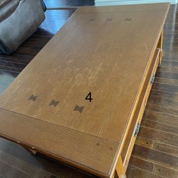 Coffee Table With Two Matching Side Tables