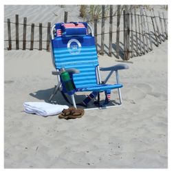 Ocean Zero Deluxe Backpack Chair Striped