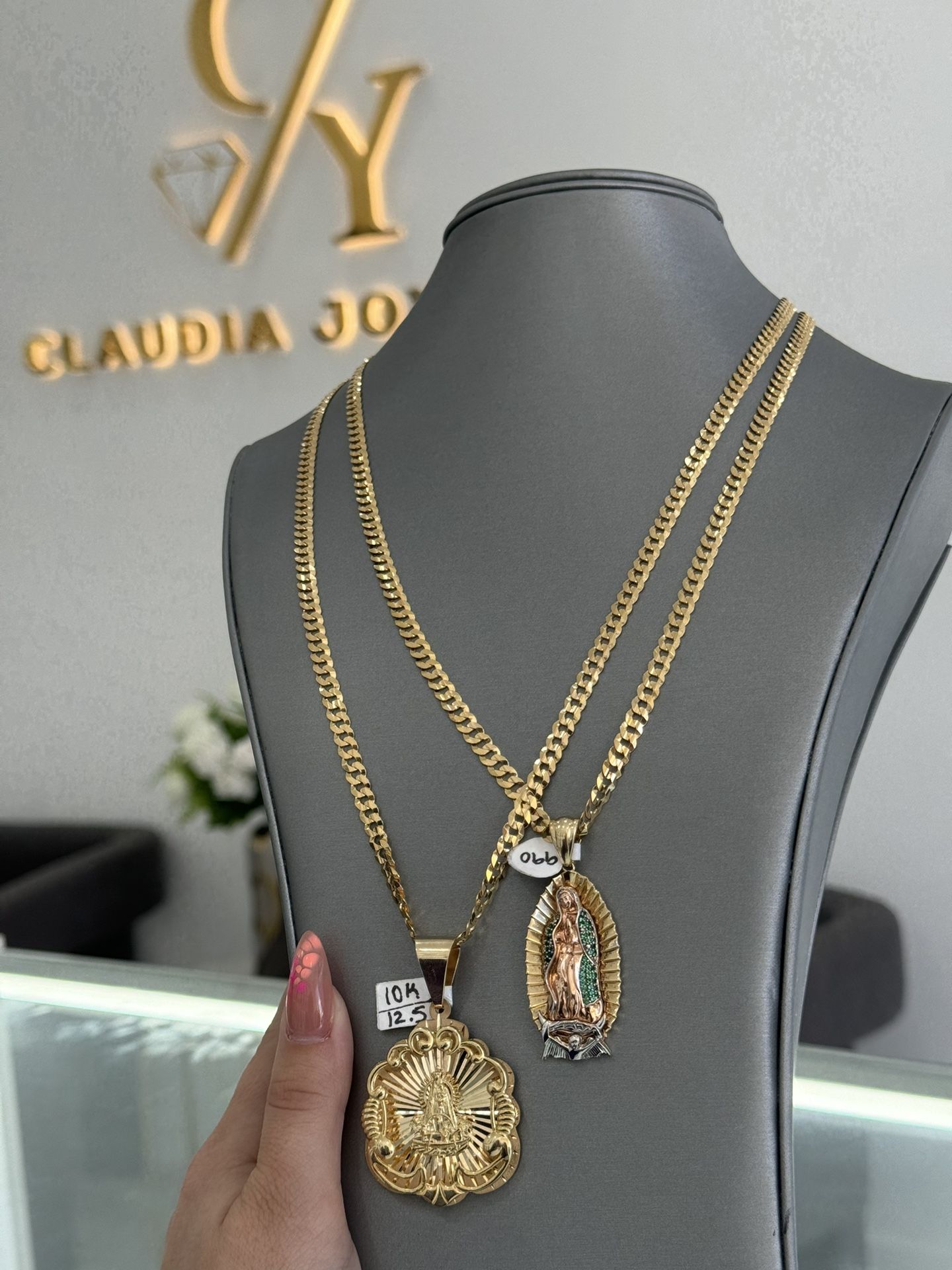 Cadenas Corte Brillo Y Dijes Oro Italiano 10k Y 14k Financiamiento Disponible