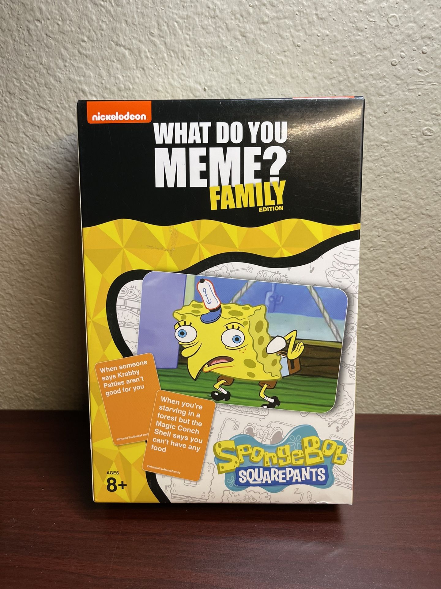What Do You Meme? Family Games Featuring SpongeBob Squarepants New Sealed